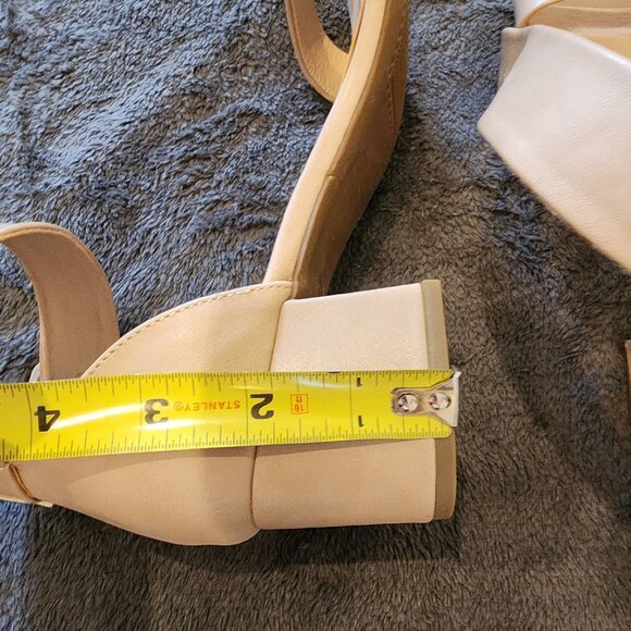 Sugar ‘Mattie II’ Ankle Strap 2" Block Heel – Champagne/Nude – Size 9M (NEW) - Picture 4 of 5